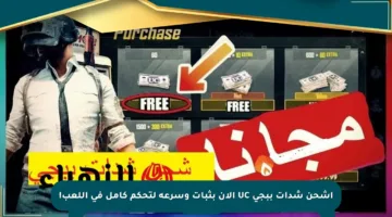 اشحن شدات ببجي UC الآن بثبات وسرعة لتحكم كامل في اللعب!